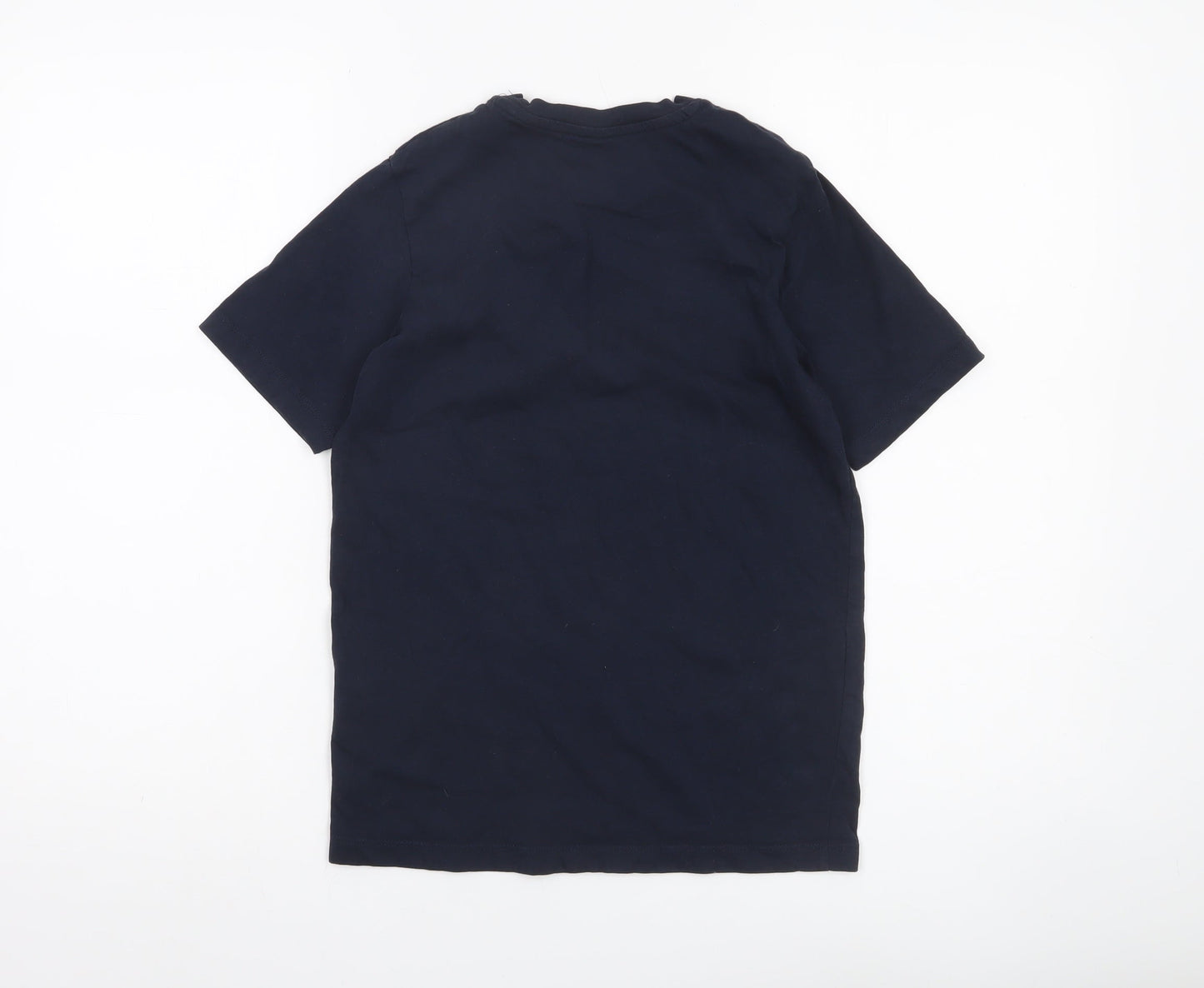Jack & Jones Boys Blue Logo T-Shirt 12 Years Short Sleeve Crew Neck