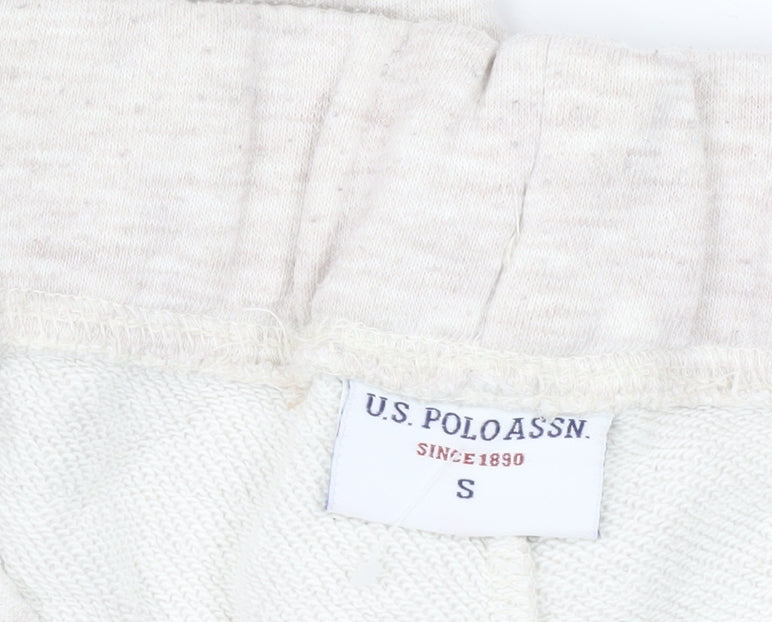 U.S. Polo Assn. Womens Beige Jogger Sweatpants Size S Casual