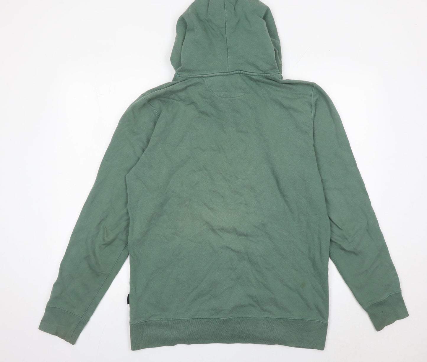 Paul Smith Mens Green Pullover Hoodie Size M Long Sleeve Cotton