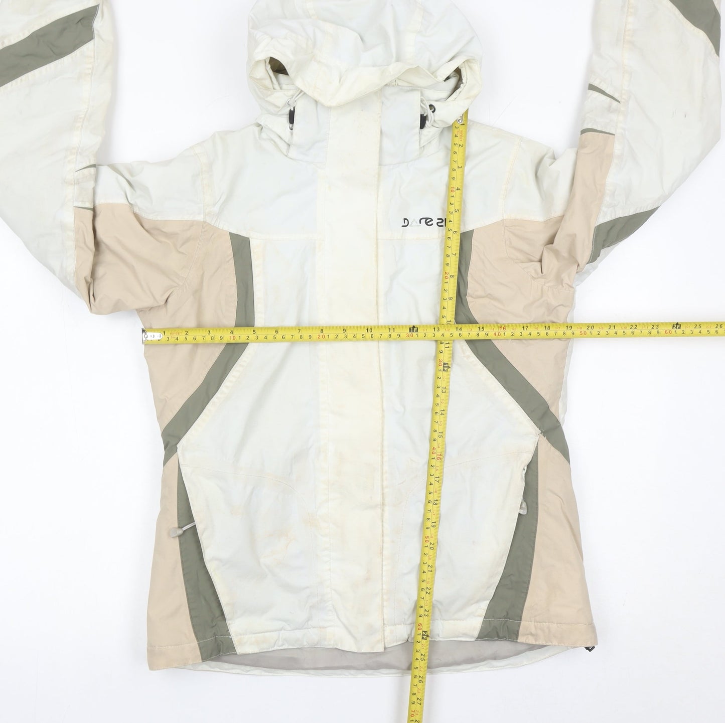 Dare 2B Women’s White Ski Jacket Size 10 Waterproof Hooded