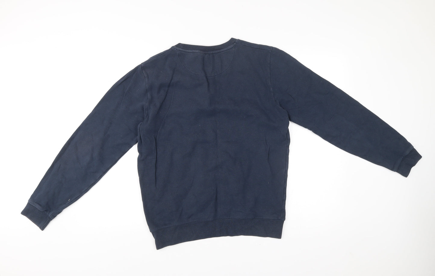 Jack Wills Men’s Blue Cotton Crew Neck Sweatshirt Size S Regular Fit