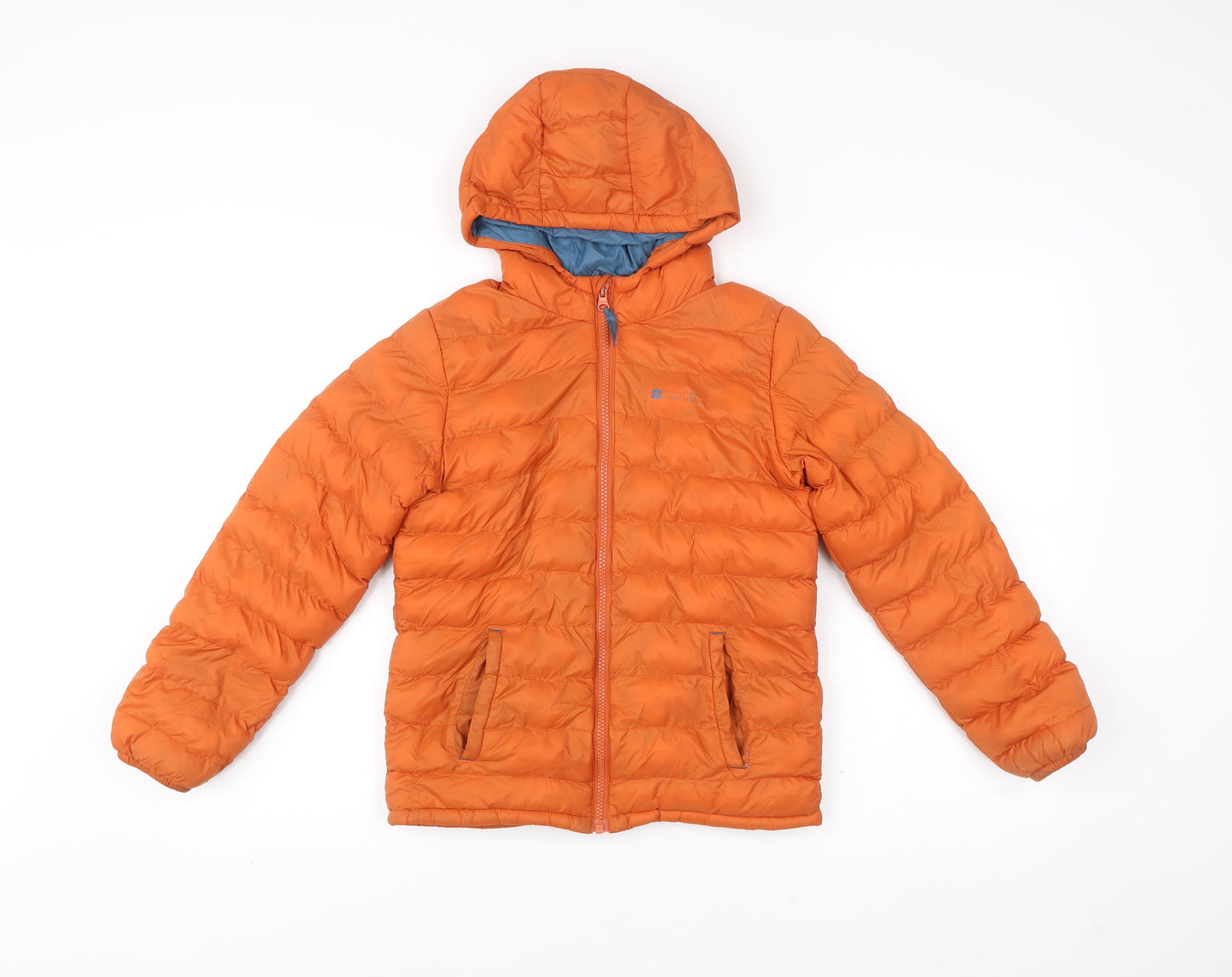 Mountain Warehouse Boys Orange 9-10 Yrs Puffer Jacket Hooded Warm Coat