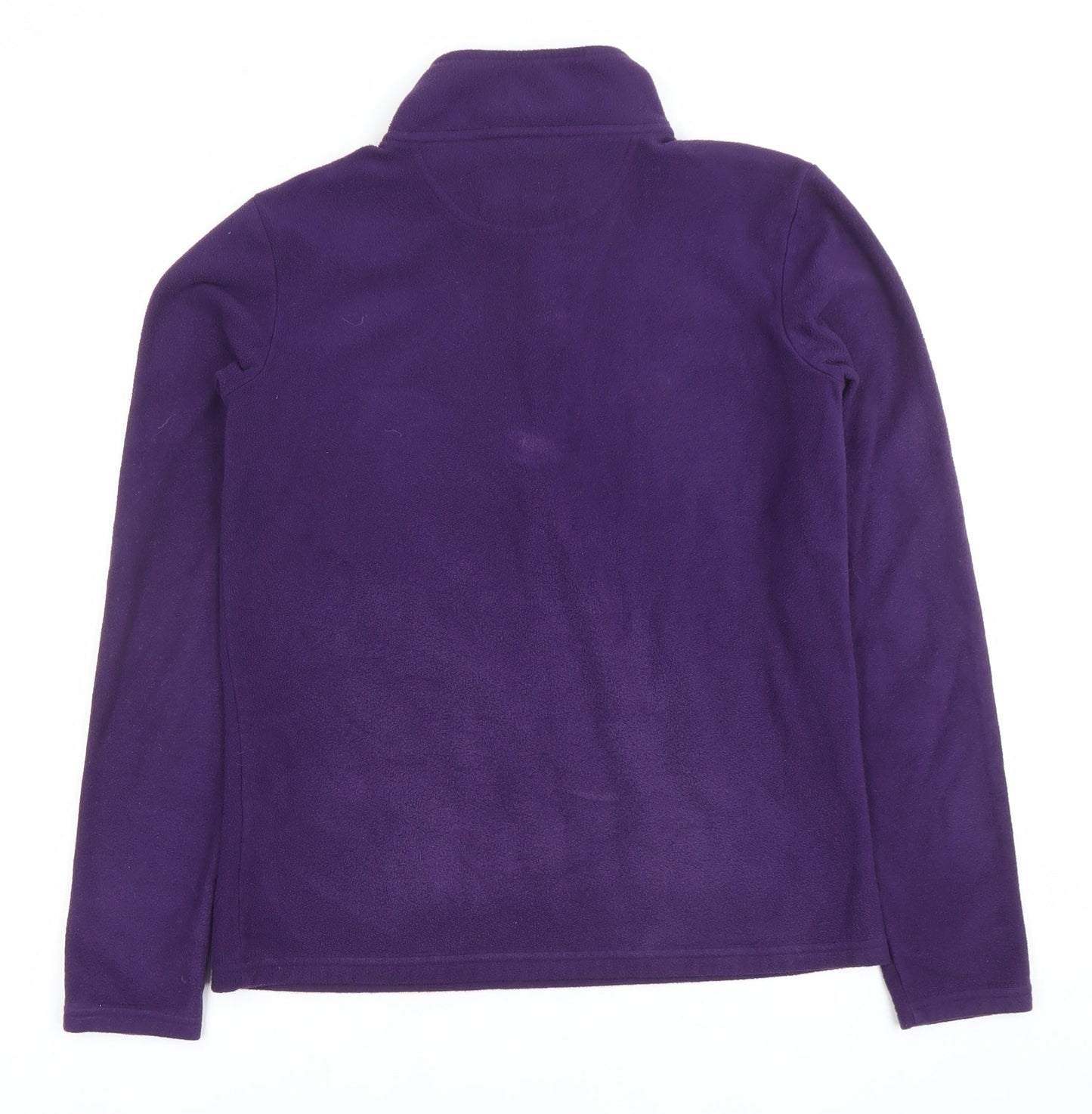 Peter Storm Womens Purple Fleece Sweatshirt Size 10 Outdoor 1/2 Zip