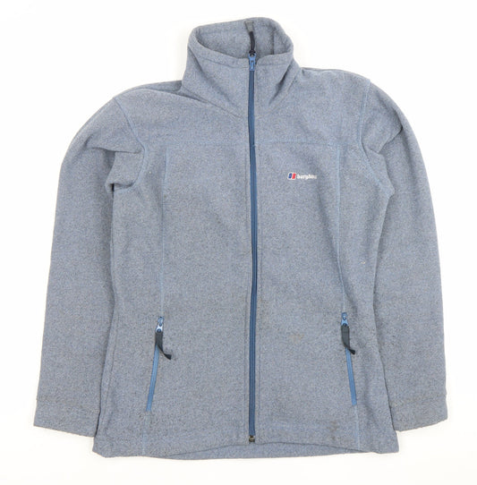 Berghaus Women’s Blue Fleece Jacket Size 8 Full Zip Outdoor
