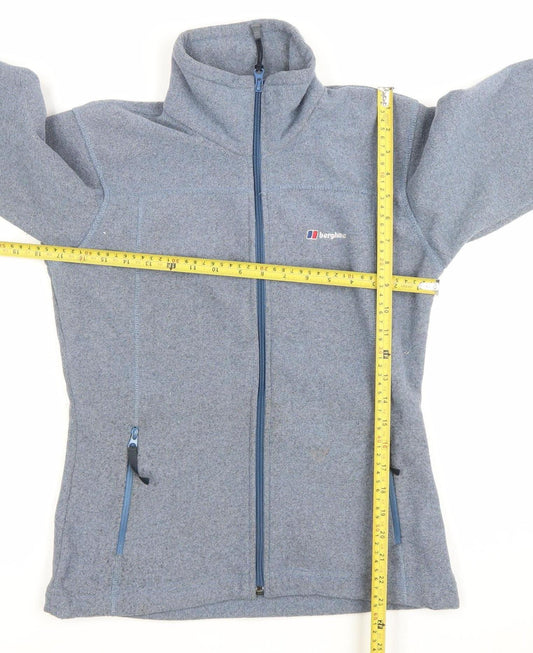 Berghaus Women’s Blue Fleece Jacket Size 8 Full Zip Outdoor