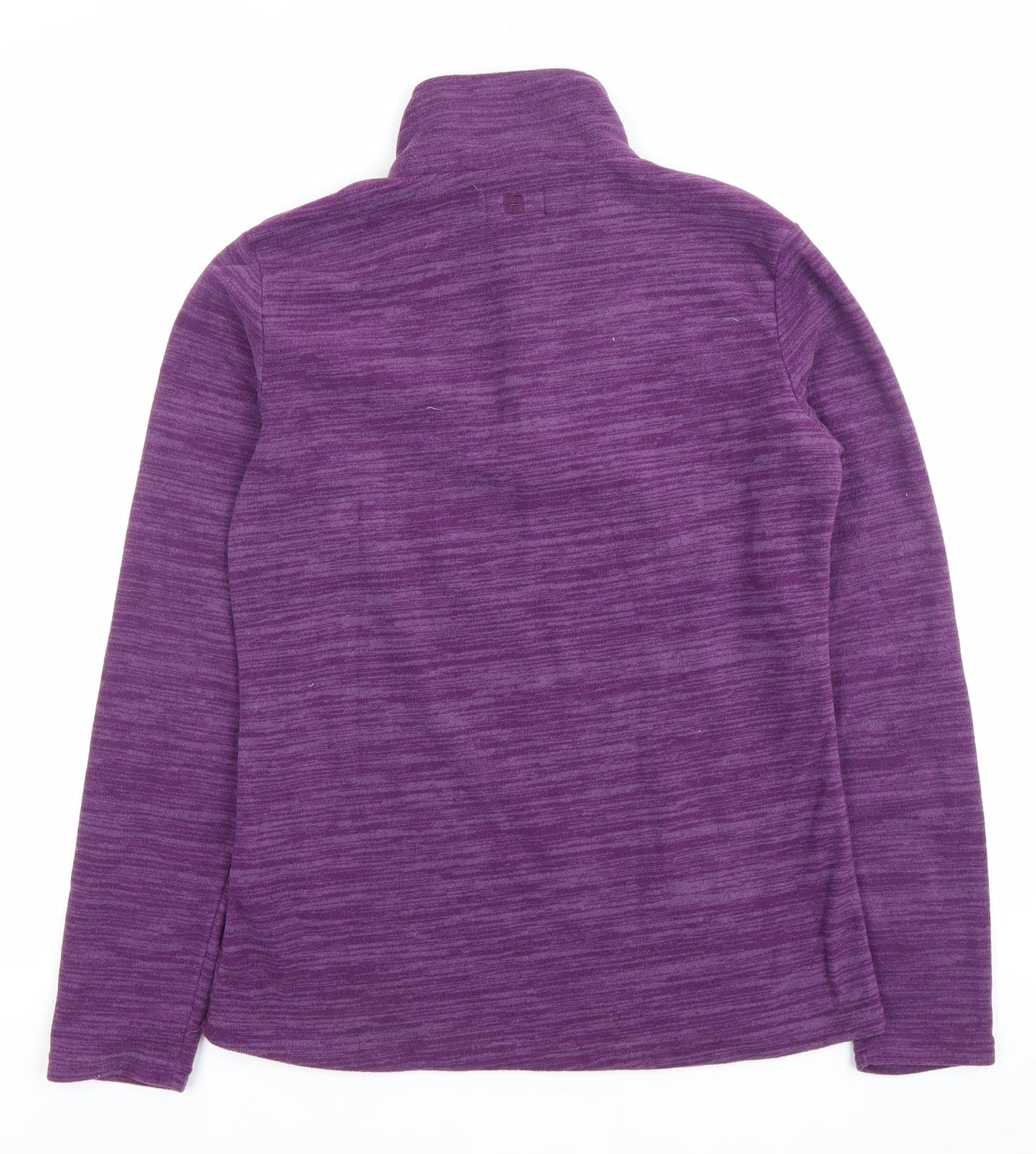 Mountain Warehouse Womens Purple Fleece Sweatshirt UK 10 Half Zip Long Sleeve