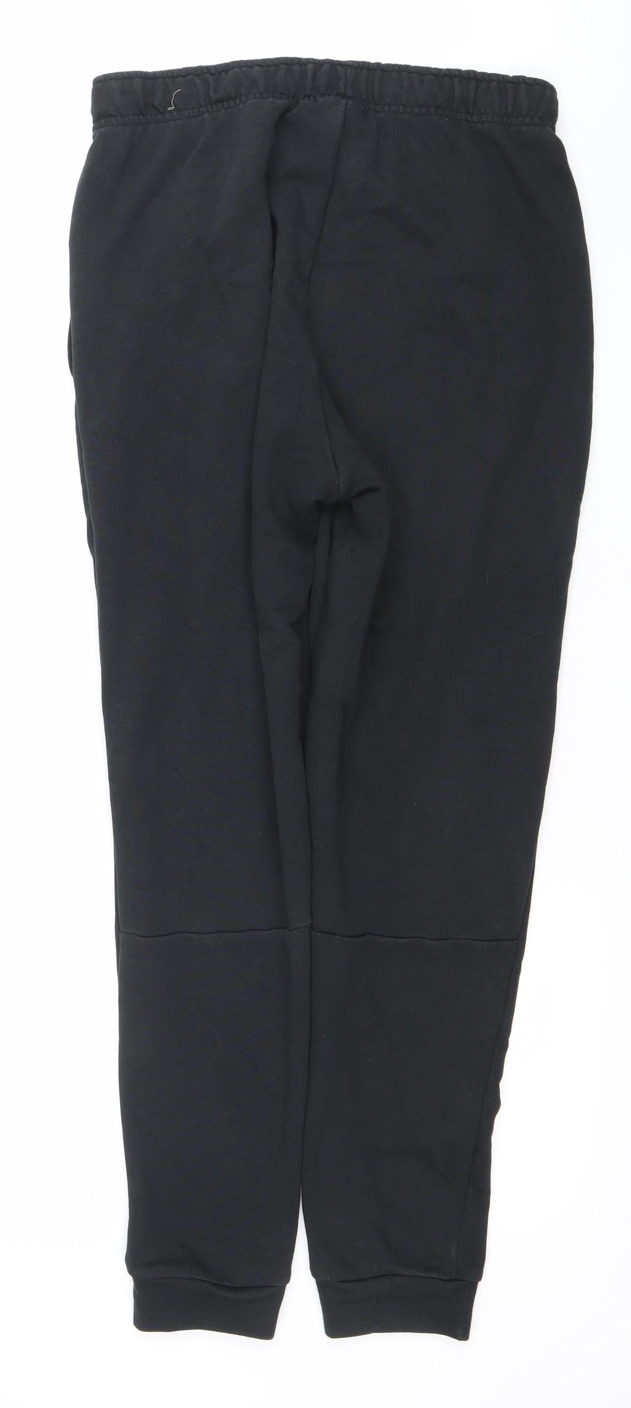 Nike Men's Black Jogger Sweatpants M Regular Fit Dri-Fit Trousers