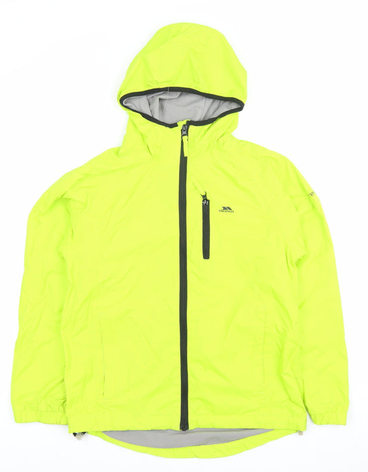 Trespass Boys Yellow Waterproof Hooded Softshell Jacket 11-12 Years
