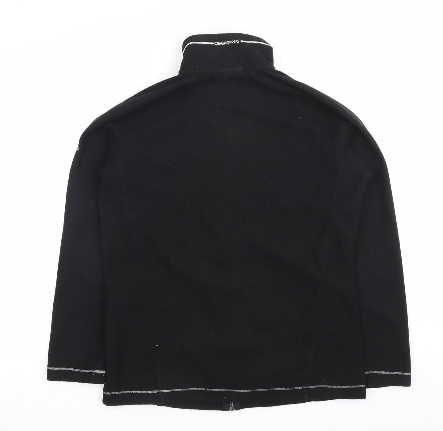 Craghoppers Womens Black Fleece Full Zip Jacket Size 12