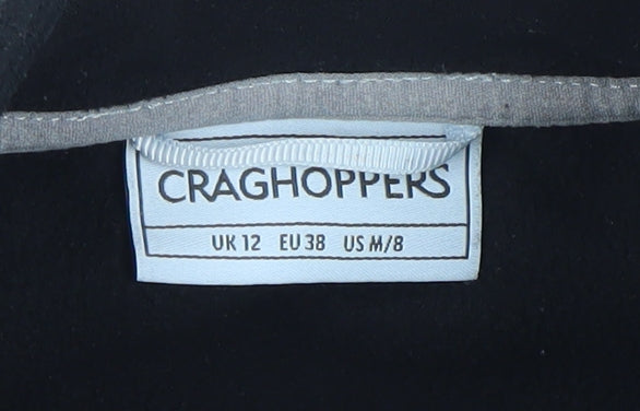 Craghoppers Womens Black Fleece Full Zip Jacket Size 12