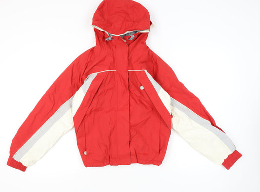Trespass Women’s Red Ski Jacket S Waterproof Hooded Outdoor Winter