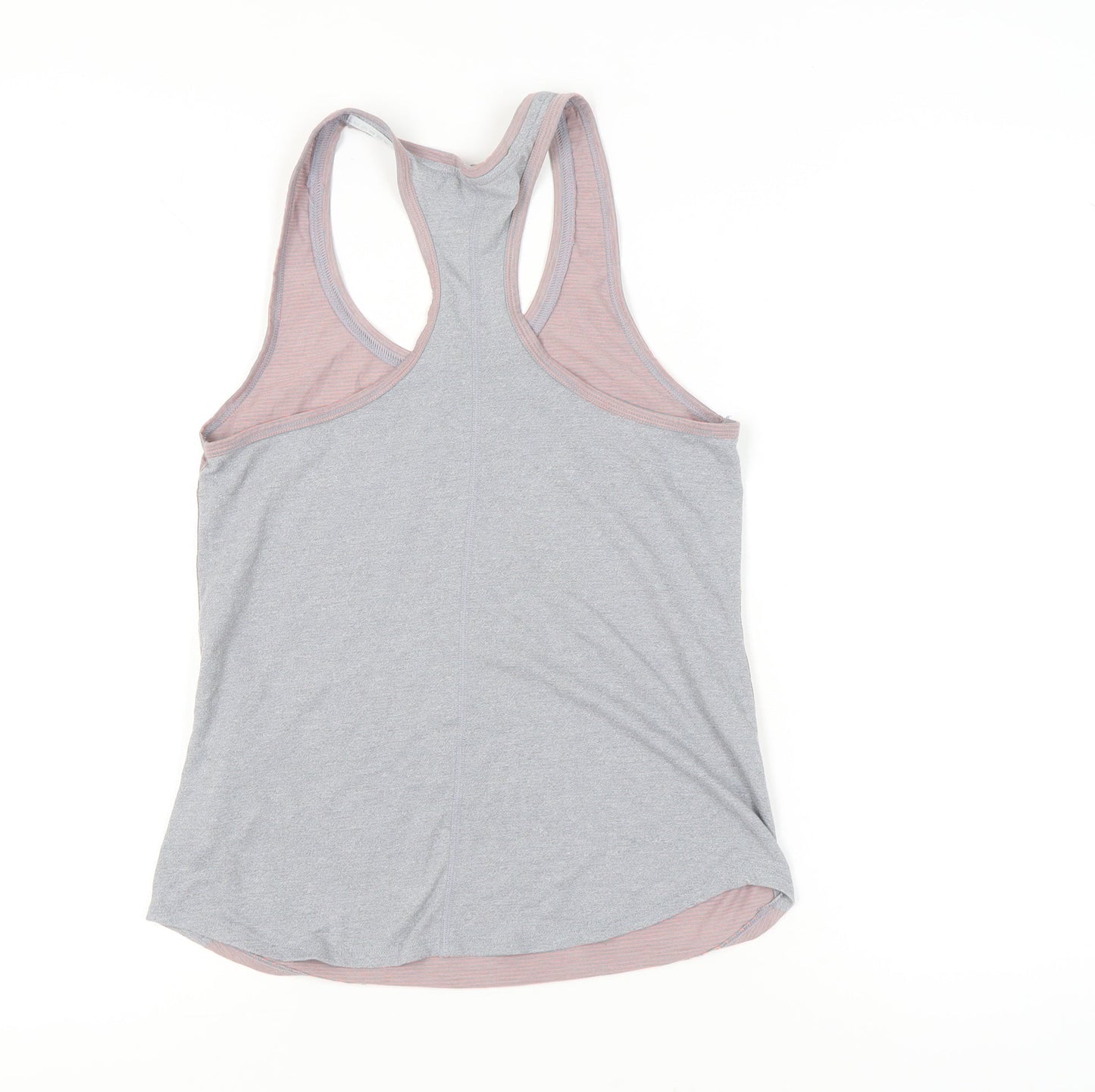 Under Armour Womens Pink Racerback Tank Top Size M Slim Fit Activewear