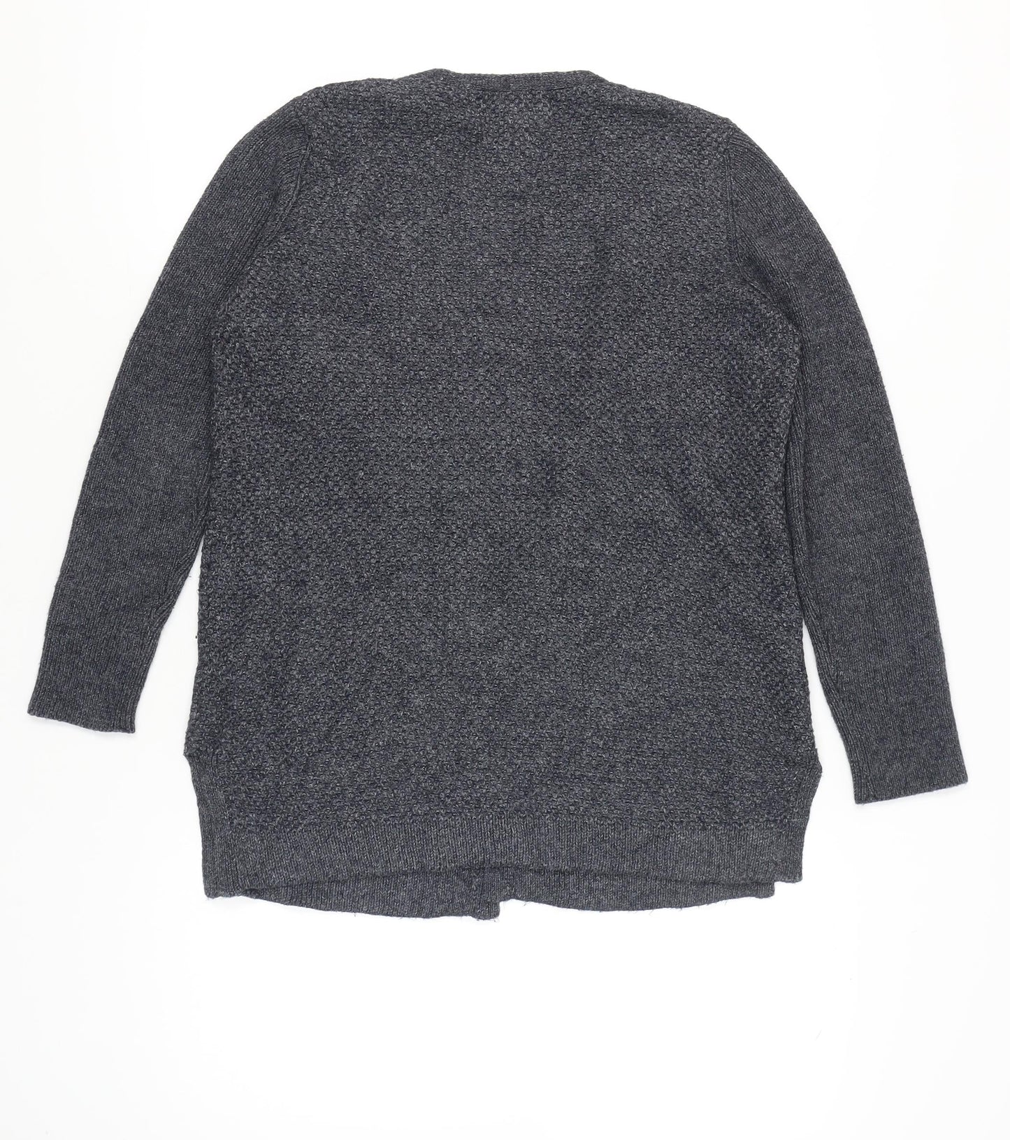 FatFace Women’s Grey Size 12 Long Sleeve Knit Cardigan