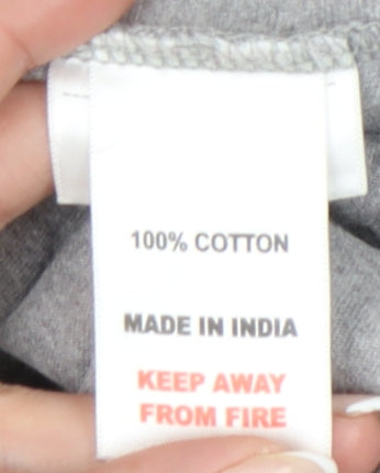 Peter Storm Womens Grey Floral Graphic T-Shirt Size 18