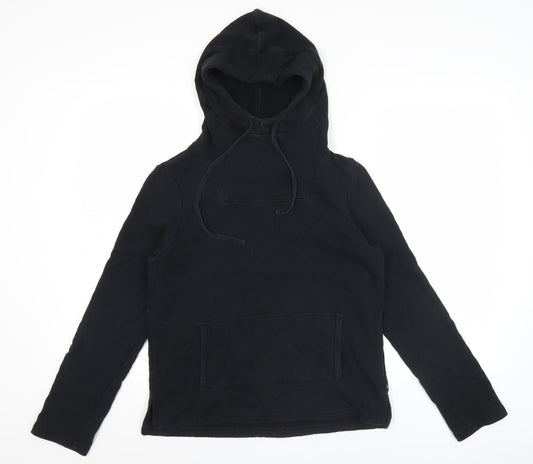 Ralph Lauren Polo Jeans Womens Black Pullover Hoodie Medium Cotton Blend