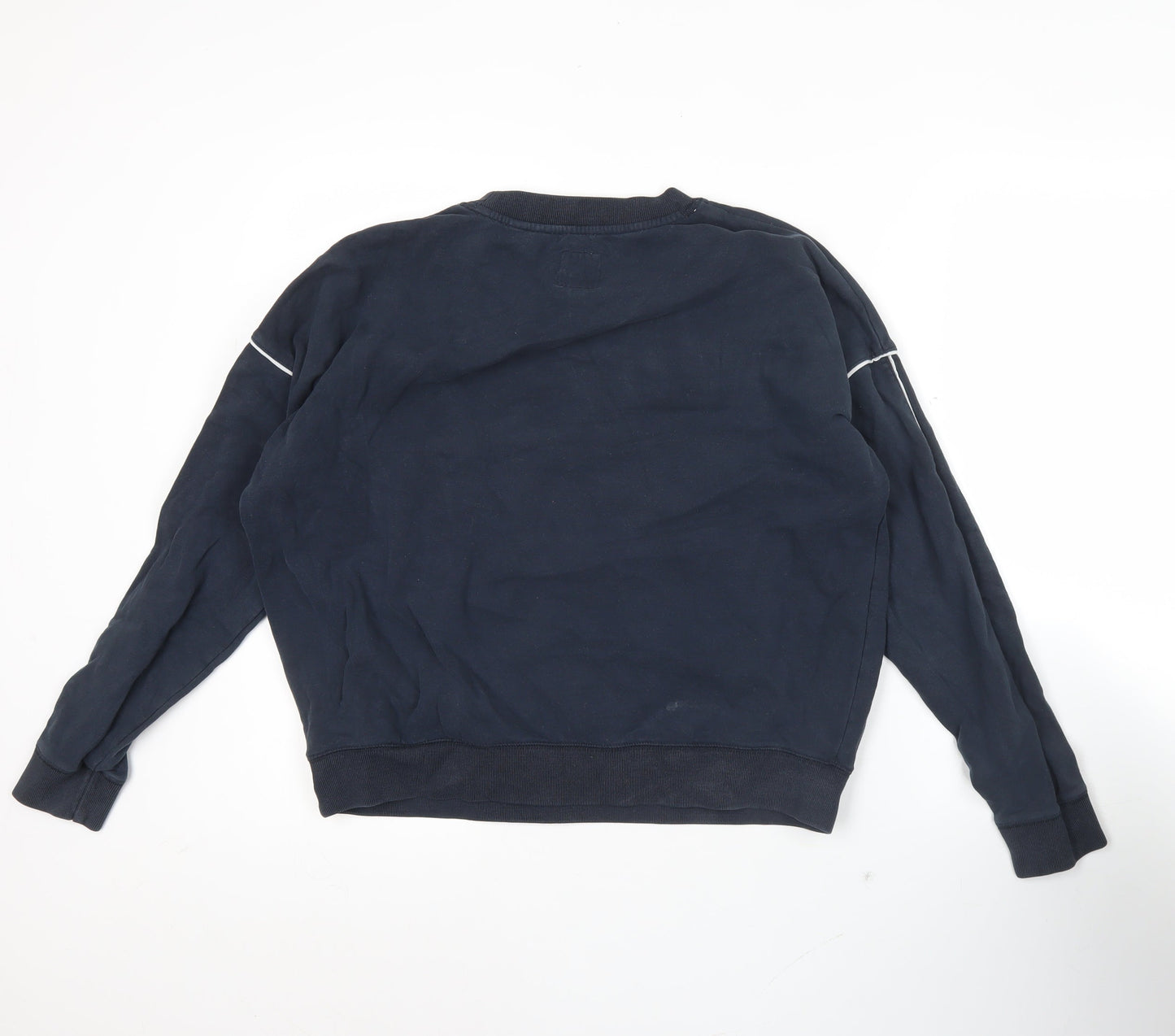 Jack Wills Womens Blue Logo Pullover Sweatshirt Size 10