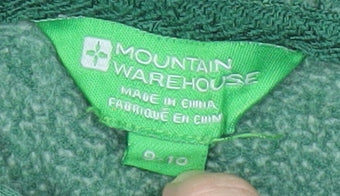 Mountain Warehouse Boys Green Full Zip Hoodie 9-10 Years Cotton Blend