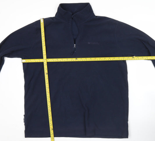 Mountain Warehouse Men's Blue Fleece Pullover Sweatshirt Size L