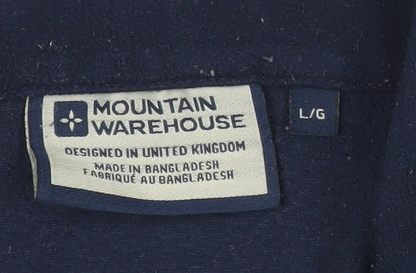 Mountain Warehouse Men's Blue Fleece Pullover Sweatshirt Size L