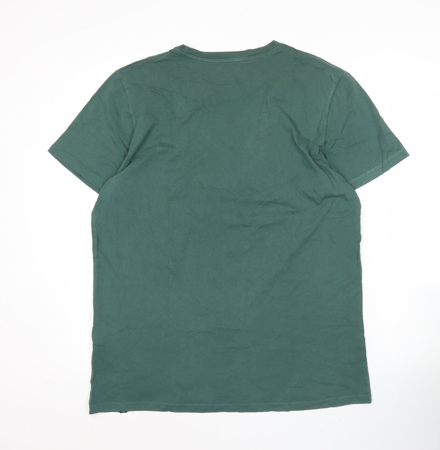 Jack & Jones Men's Green XL Graphic Dog Print T-Shirt