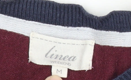 Additional view of Linea Weekend women’s multicoloured striped jumper, size M