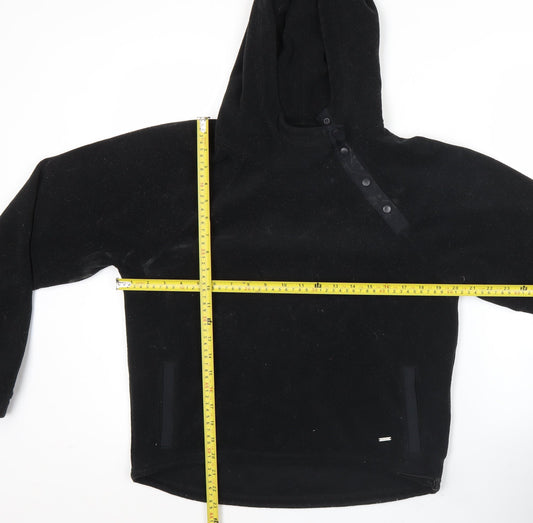 Hollister Men’s Black Fleece Pullover Hoodie Size S