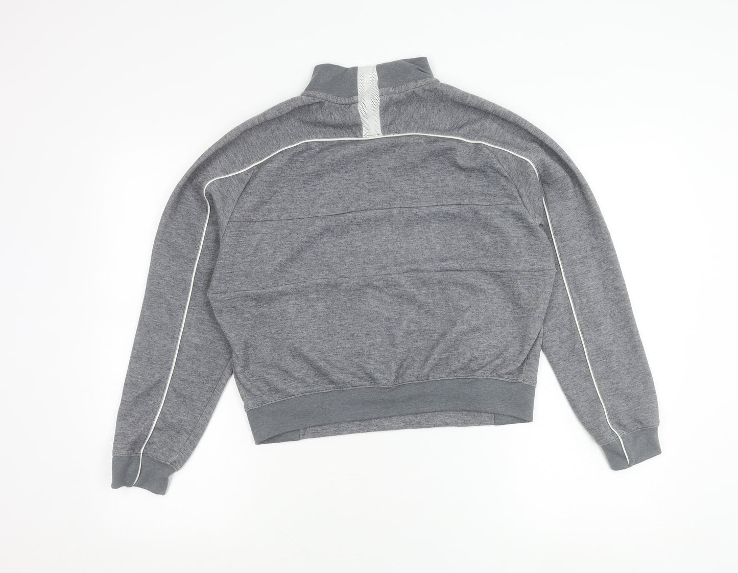 Nike Boys Grey XS Dri-Fit Half Zip Sweatshirt Football Training Top