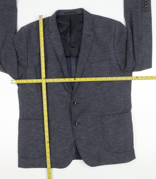 Cedarwood State Men’s Blue XL Blazer Jacket Single Breasted