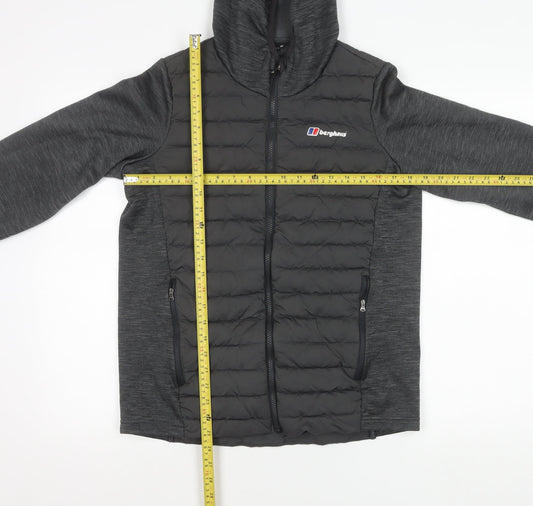 Berghaus Boys Black 14-15 Years Puffer Jacket with Hood Outdoor