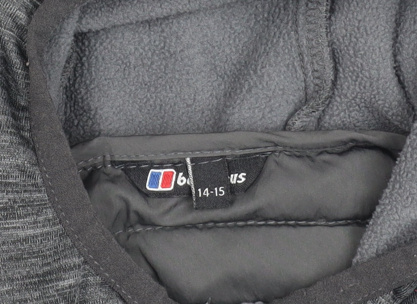 Berghaus Boys Black 14-15 Years Puffer Jacket with Hood Outdoor