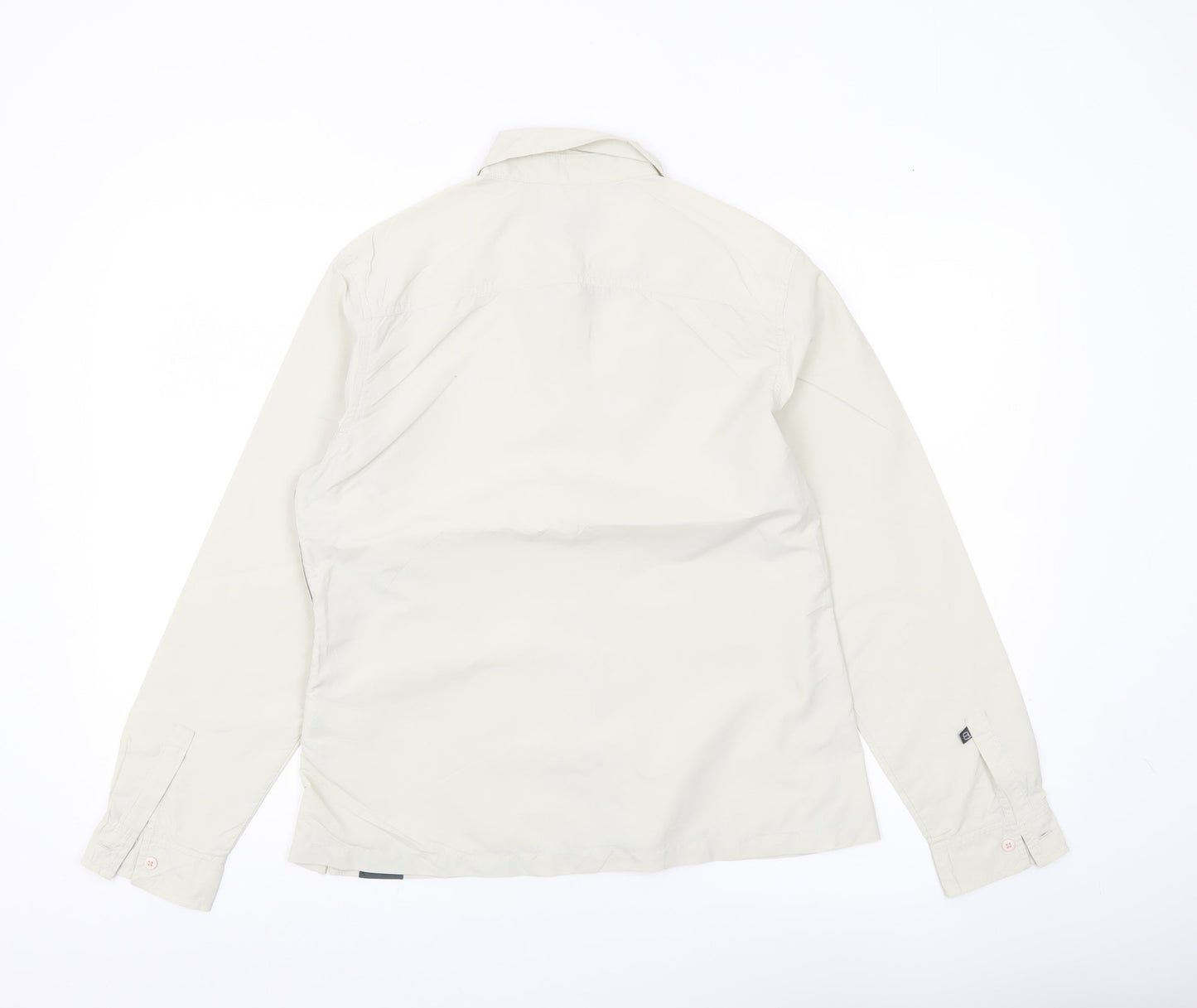 Berghaus Women's Beige Button-Up Shirt Size 12 Long Sleeve Outdoor