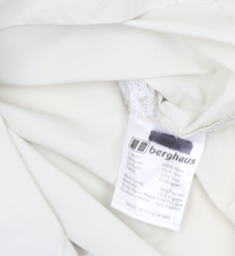 Berghaus Women's Beige Button-Up Shirt Size 12 Long Sleeve Outdoor