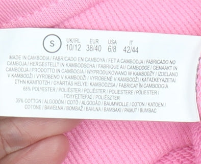 Nirvana Womens Pink Graphic Pullover Sweatshirt Size 10/12 UK