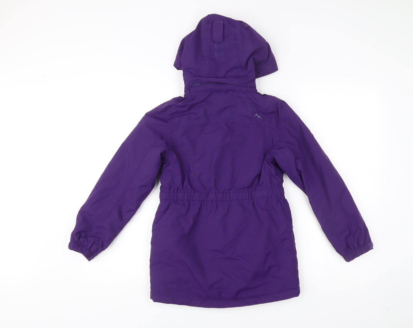 Peter Storm Girls Purple Parka Coat 9-10 Years Hooded Winter Jacket