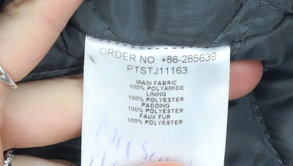 Peter Storm Girls Purple Parka Coat 9-10 Years Hooded Winter Jacket