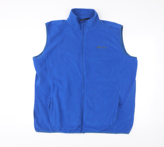 Mountain Warehouse Men’s Blue 2XL Fleece Waistcoat Bodywarmer