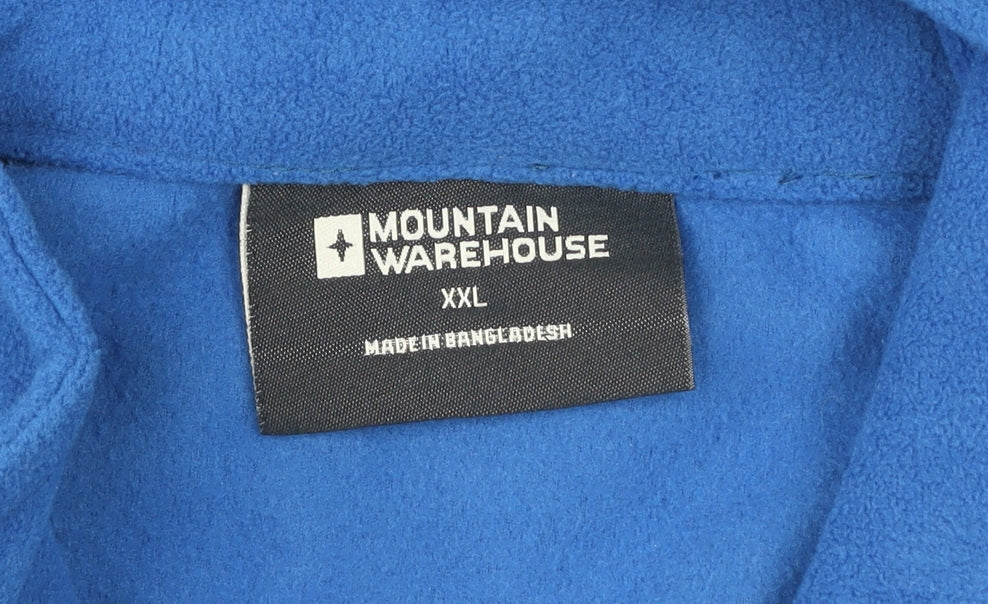 Mountain Warehouse Men’s Blue 2XL Fleece Waistcoat Bodywarmer