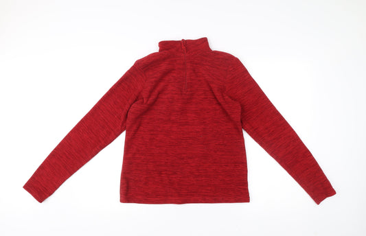 Mountain Warehouse Women’s Red Fleece Pullover Sweatshirt UK 10