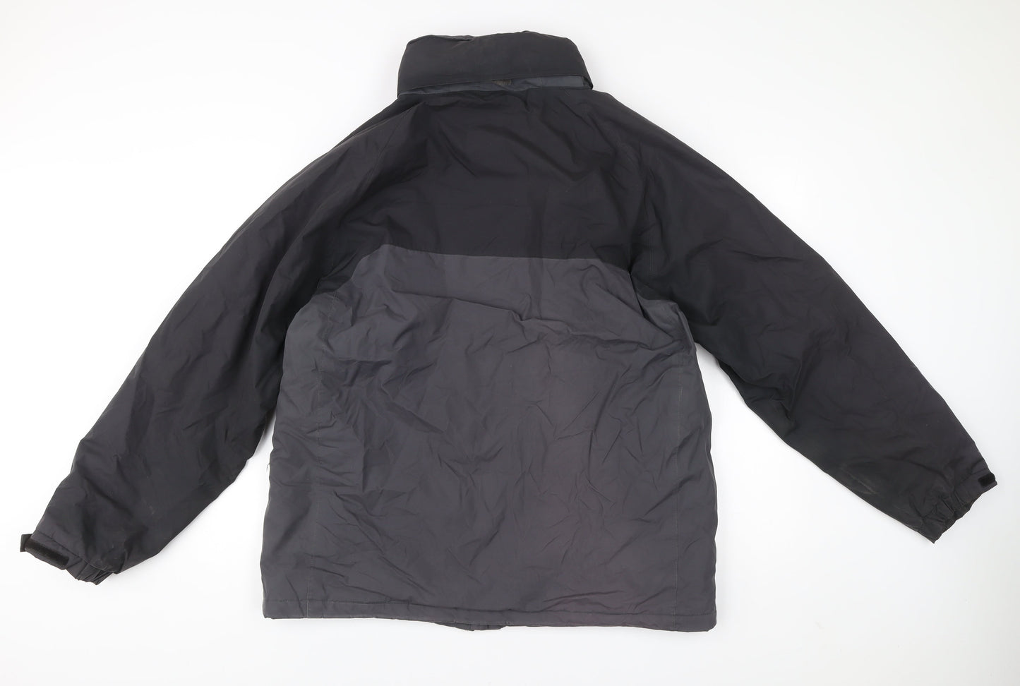 Regatta Men’s Black Grey XL Rain Coat Waterproof Outdoor Jacket
