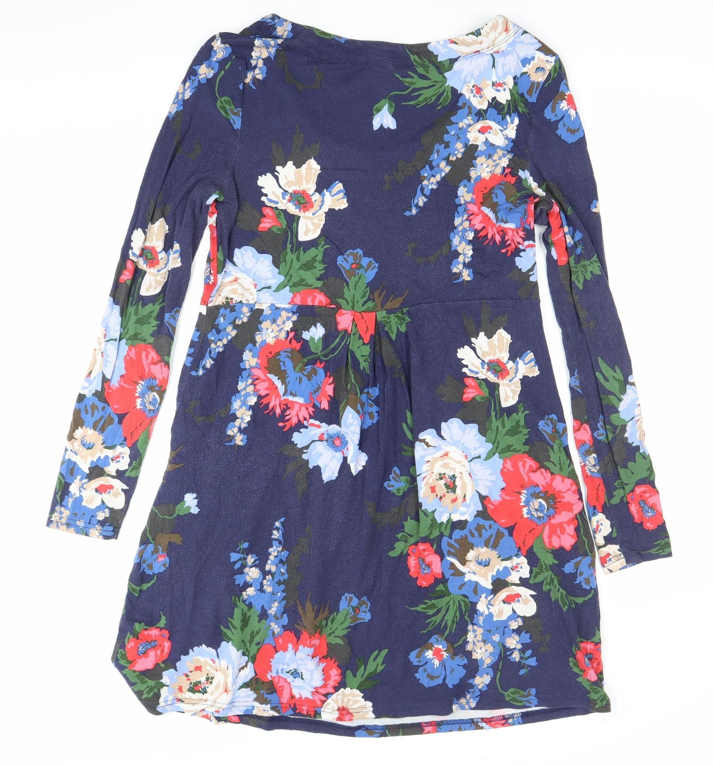 Joules Women's Multicoloured Floral A-Line Dress Size 14