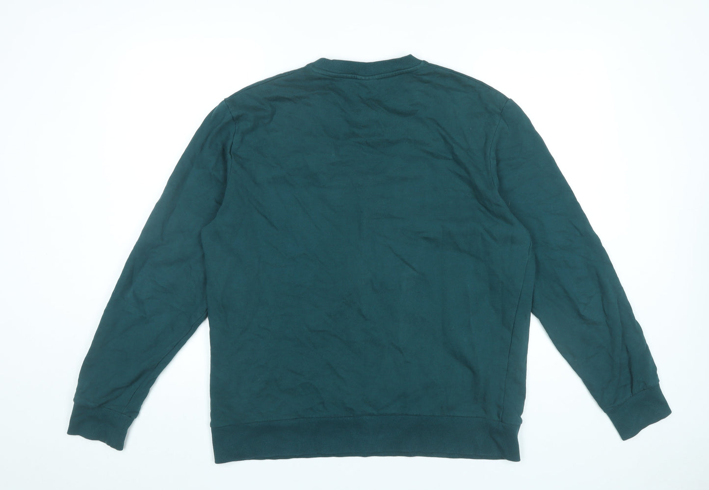 Jack & Jones Men’s Green XL Reindeer Christmas Sweatshirt Pullover