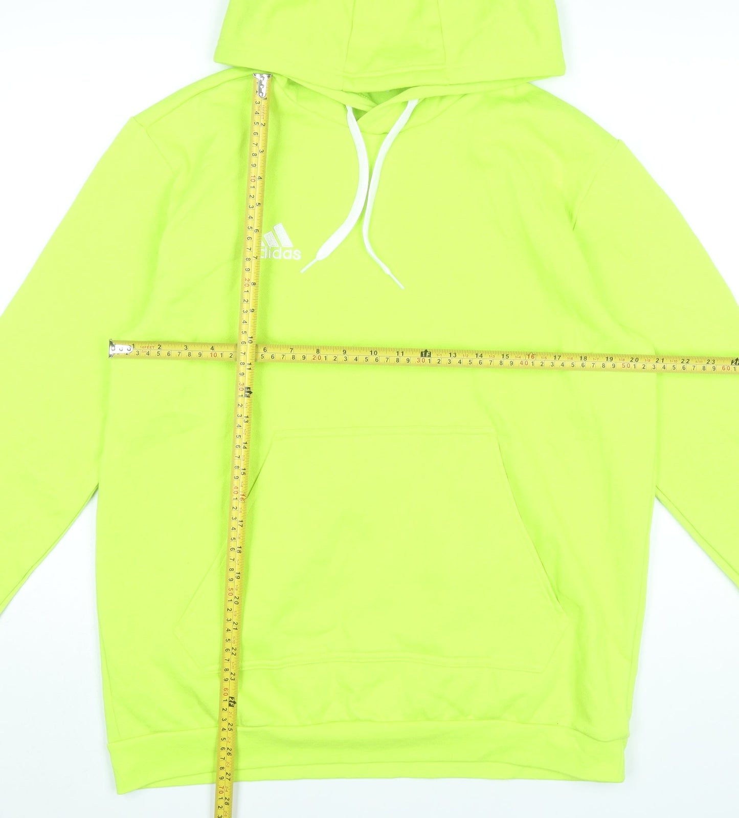 Adidas Men’s Green Pullover Hoodie L Regular Fit Sportswear