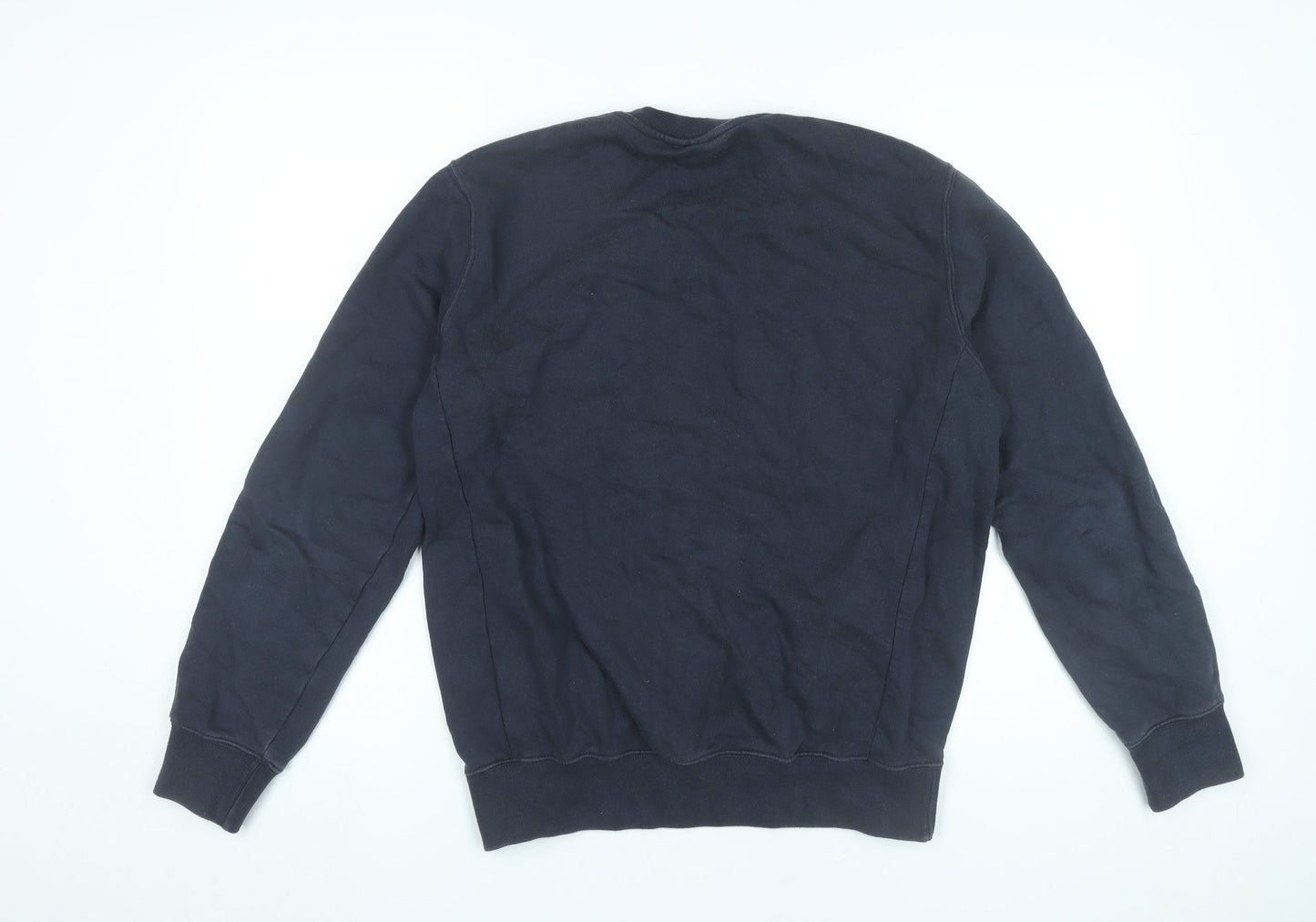 Champion Men’s Black Medium Pullover Sweatshirt Crew Neck Logo