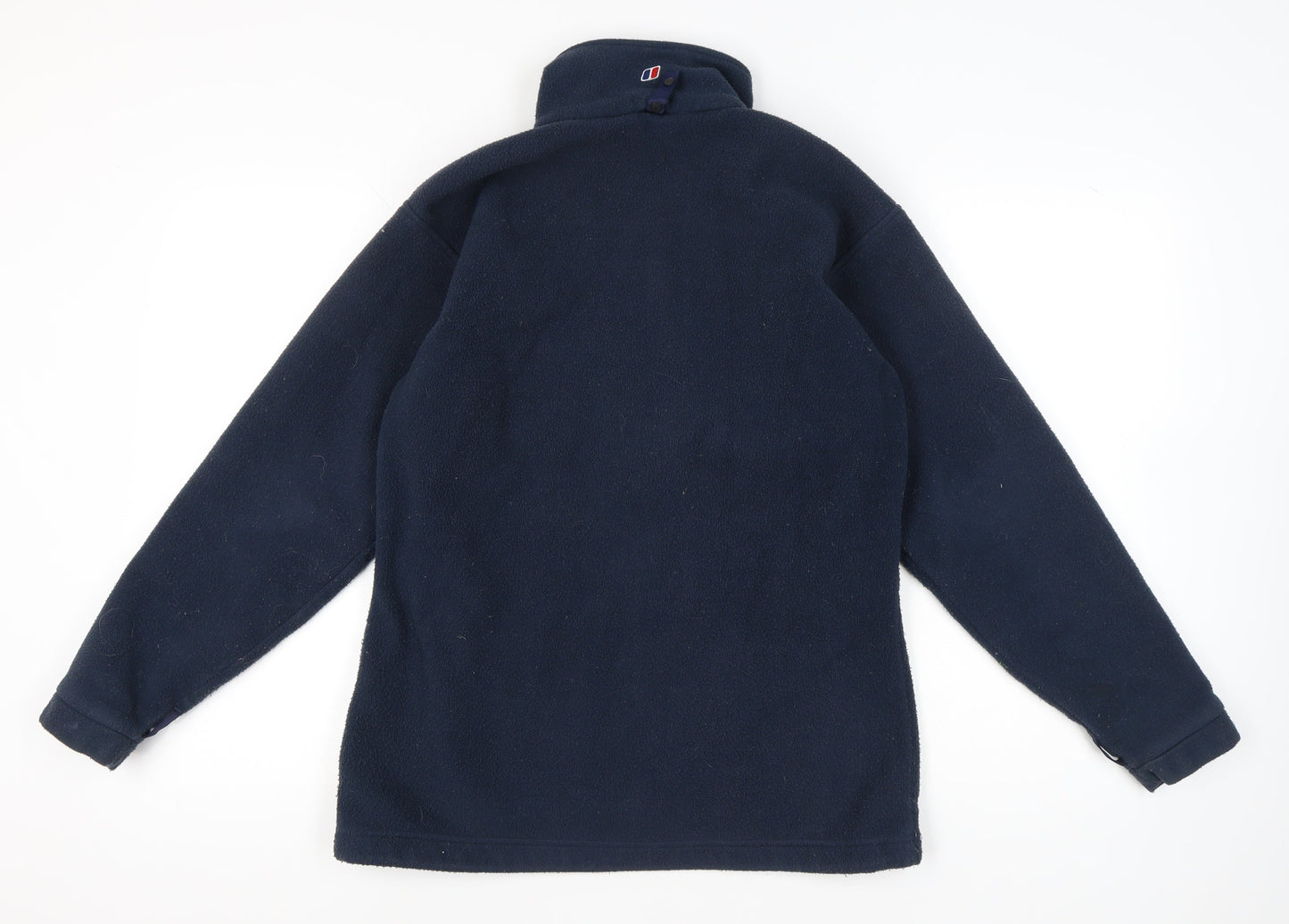 Berghaus Women Blue Fleece Jacket Size 16 Full Zip Outdoor