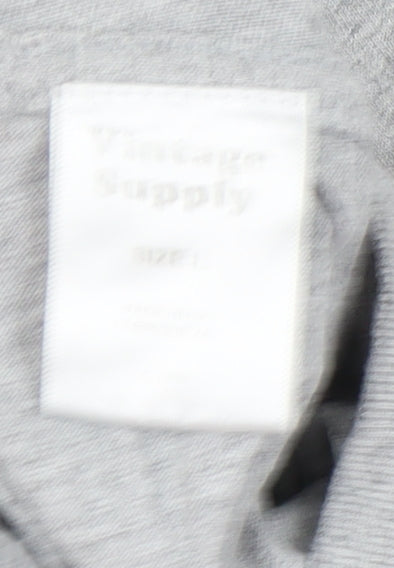 Vintage Supply Men’s Grey XL Graphic Sea Paradise T-Shirt