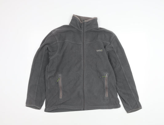 Regatta Men’s Grey Fleece Jacket Size S 38in Full Zip Outdoor