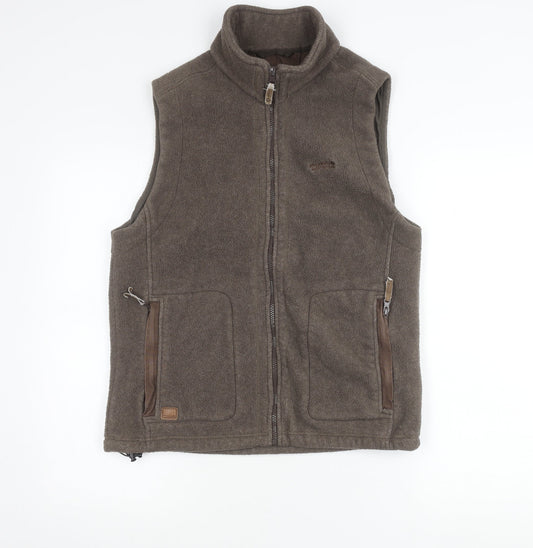 Regatta Unisex Adults Brown Fleece Waistcoat Bodywarmer L Zip Outdoor