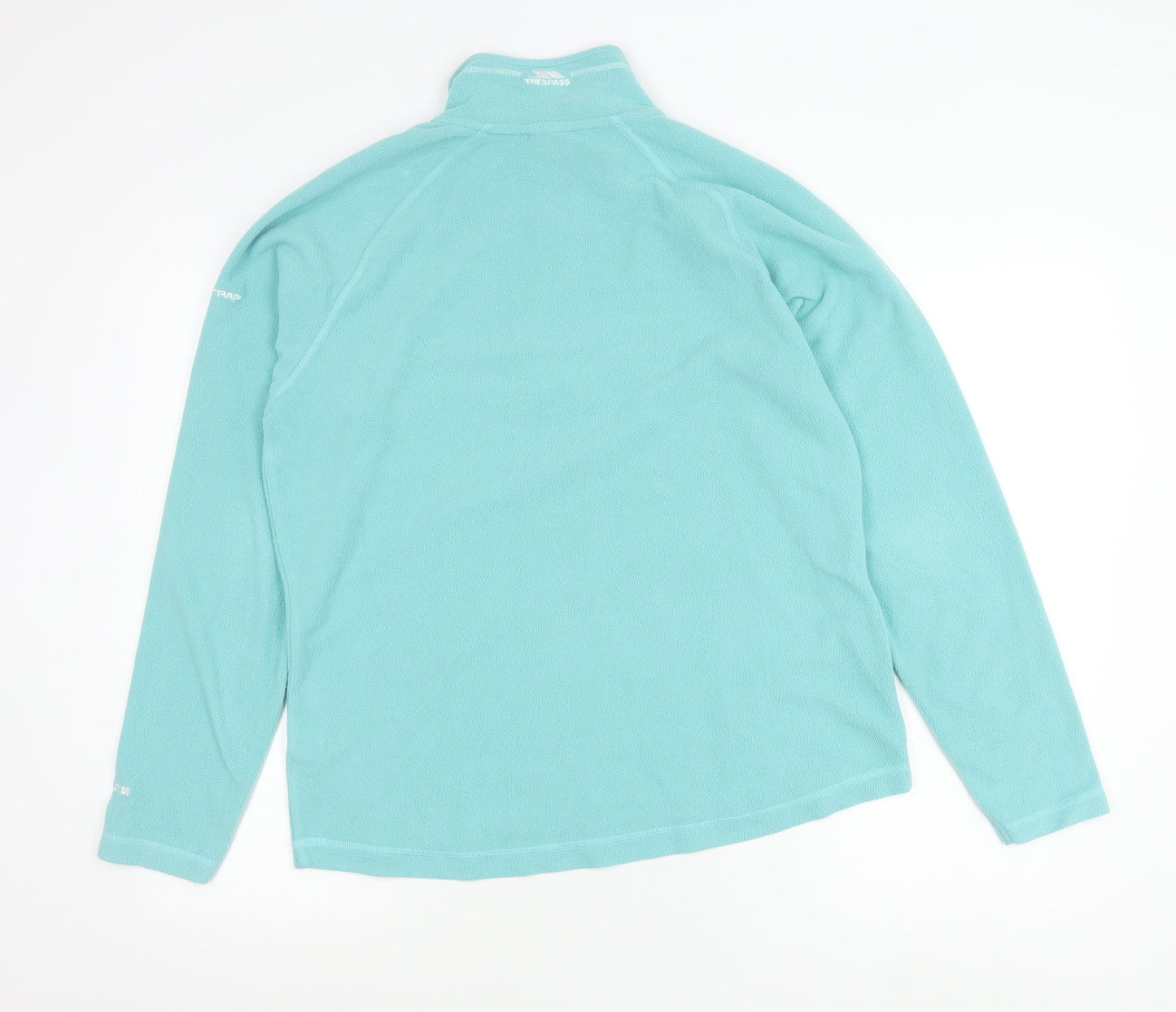 Trespass Women’s Blue Fleece Sweatshirt UK 16 XL 1/2 Zip Polyester