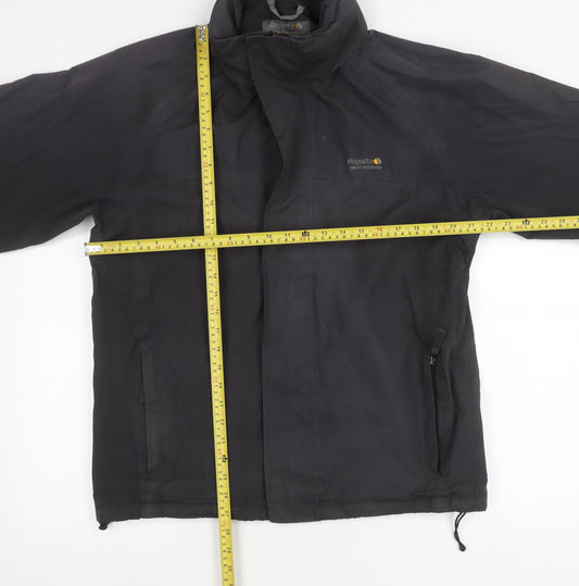Regatta Mens Black Waterproof Hydrafort Jacket M 40in Outdoor Rain Coat