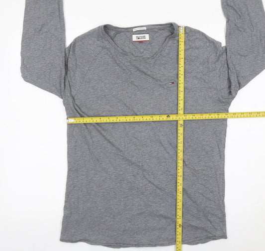 Tommy Hilfiger Men’s Grey Pullover Sweatshirt Size M Crew Neck